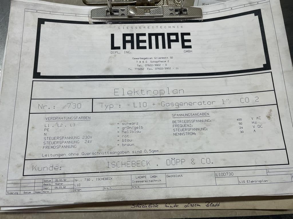LAEMPE L10 MAÇA MAKİNESİ